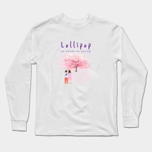 lollipop, as sweet as spring Long Sleeve T-Shirt